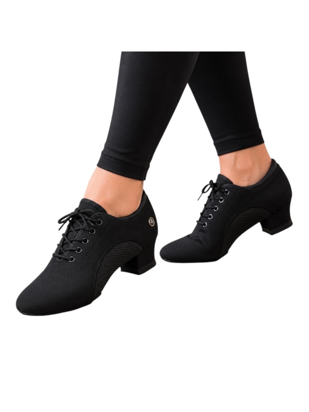 NIB Topratting Ballroom Latin Dance Shoes Women’s 9 Black 1.5” Heel